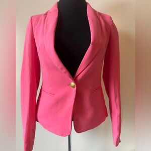 Neon pink blazer